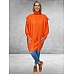 No.1 By OX Gebreide Tuniek Jurk Clear Blue